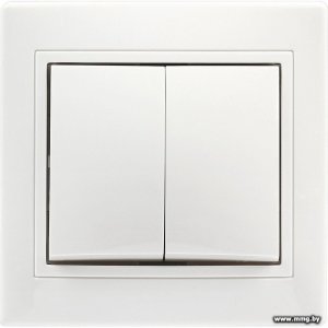 Купить Выключатель SmartBuy Венера SBE-01w-10-SW2-0 в Минске, доставка по Беларуси