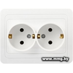 Розетка SmartBuy Марс SBE-02w-16-S2-Z