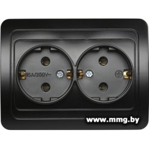 Купить Розетка SmartBuy Марс SBE-02b-16-S2-Z-c в Минске, доставка по Беларуси