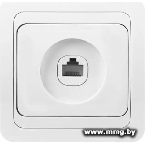 Купить Розетка SmartBuy Марс SBE-02w-S1-RJ в Минске, доставка по Беларуси