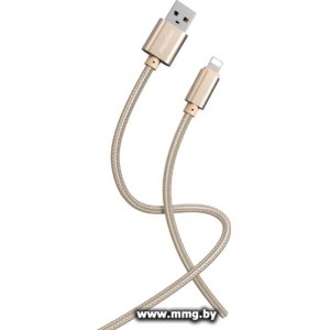 Кабель Smartbuy iK-512-S02g Lightning (1 м, золотистый)