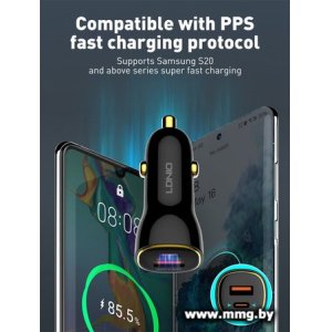 Автозарядка Ldnio C103 USB Type-C (черный)