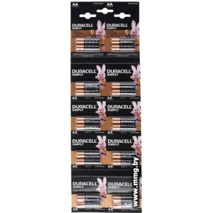 Батарейка DURACELL Simply AA LR6 20 шт.