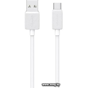 Кабель Usams US-SJ688 USB Type-A - USB Type-C (1 м, белый)