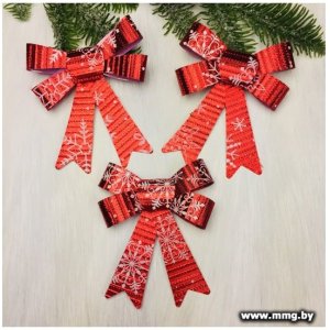 Купить Серпантин Снежинка 3шт (красный) 185-0327 в Минске, доставка по Беларуси
