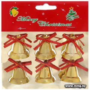 Купить Серпантин Колокольчики 6 шт (золотистый) 422-134 в Минске, доставка по Беларуси