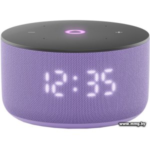 Купить Яндекс Станция Мини 3 с часами (фиолетовый) YNDX-00027LIL в Минске, доставка по Беларуси