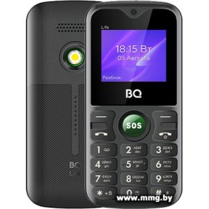 Купить BQ-Mobile BQ-1853 Life (черный/зеленый) в Минске, доставка по Беларуси