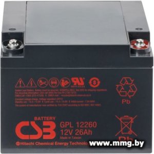 Купить CSB Battery GPL12260 (12В/26 А·ч) в Минске, доставка по Беларуси