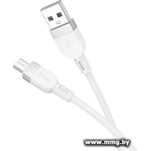 Кабель Hoco X109 USB Type-A - microUSB (1 м, белый)
