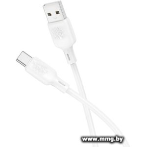 Кабель Borofone BX113 USB Type-A - USB Type-C (1 м, белый)