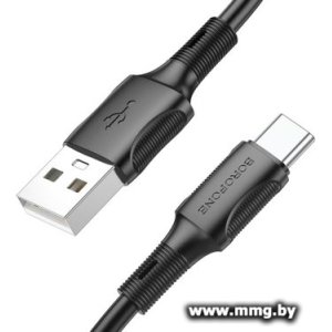 Кабель Borofone BX80 USB Type-A - USB Type-C (1 м, черный)