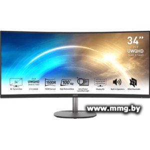 Купить MSI Pro MP341CQ (9S6-3PB2CT-027) в Минске, доставка по Беларуси