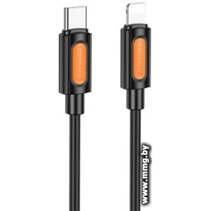 Кабель Borofone BX114 USB Type-C - Lightning (1 м, черный)