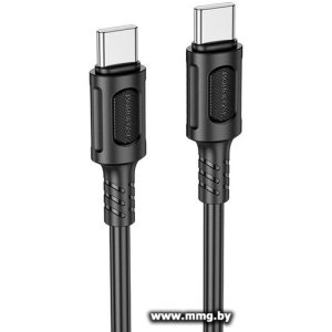 Кабель Borofone BX111 USB Type-C - Type-C (1 м, черный)