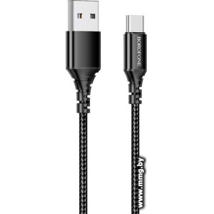 Кабель Borofone BX54 USB Type-A - Type-C (1 м, черный)