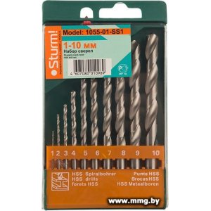 Купить Набор сверл Sturm 1055-01-SS1 (10 предметов) в Минске, доставка по Беларуси