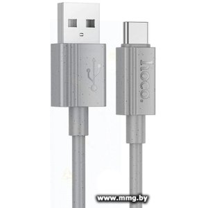 Кабель Hoco X107 USB Type-A - USB Type-C (1 м, серый)