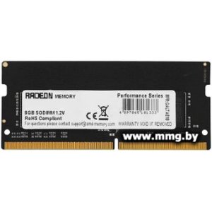 Купить SODIMM-DDR4 8GB PC4-25600 AMD R948G3206S2S-U в Минске, доставка по Беларуси