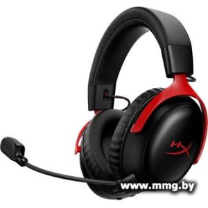 Купить HyperX Cloud III S wireless (черный/красный) A59Z0AA в Минске, доставка по Беларуси
