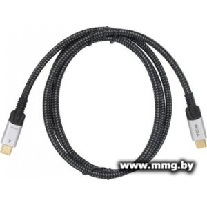 Кабель VCOM CU560-1.2M USB4 - USB4 (1.2 м, черный)
