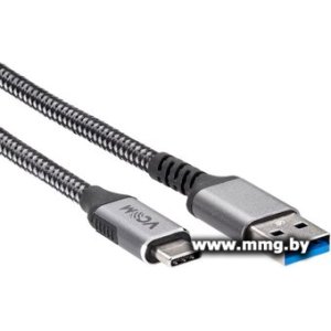 Кабель VCOM CU401M-1M USB 3.2 Gen2 Type-A - USB 3.1 Type-C (1 м, черный)