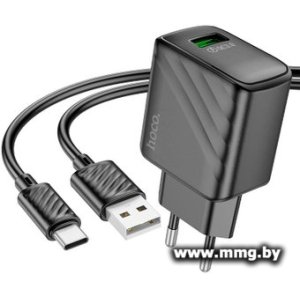 Зарядное устройство Hoco CS21A USB Type-C (черный)
