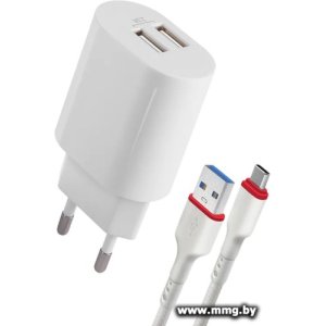 Зарядное устройство Defender UPC-24 USB Type-C (белый)