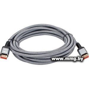 Кабель AOpen ACG630-5 DisplayPort - DisplayPort (5 м, серый/
