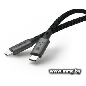 Кабель Momax DC39D Type-C - Type-C (1 м, черный)