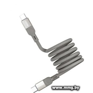 Кабель Momax DC35L Type-C - Type-C (1 м, серый)