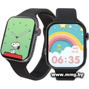 Profit WS-GS86 (черный, с черным силиконовым ремешком)