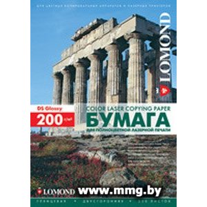 Купить Фотобумага Lomond Глянцевая А3 200 г/кв.м. 250л (0310331) в Минске, доставка по Беларуси