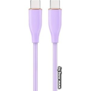 Купить Кабель Cablexpert CC-USB2S-CMCM-1.5M-P (1.5 м, сиреневый) в Минске, доставка по Беларуси