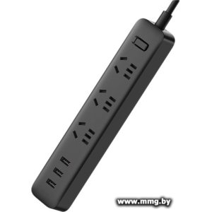 Купить Xiaomi Mi Power Strip XMCXB01QMN (3 USB, черный, BHR6860CN) в Минске, доставка по Беларуси