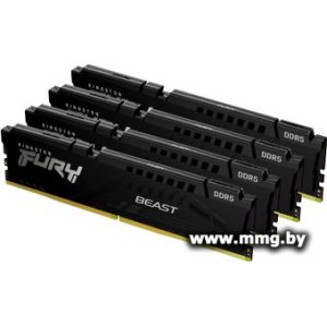 Купить 128Gb (4x32Gb) PC5-41600 Kingston KF552C40BBK4-128 в Минске, доставка по Беларуси