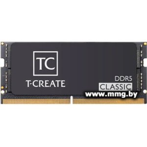 Купить SODIMM-DDR5 16GB PC-44800 Team CTCCD516G5600HC46A-S01 в Минске, доставка по Беларуси