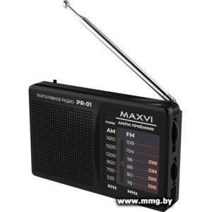 Купить Радиоприемник Maxvi PR-01 (черный) в Минске, доставка по Беларуси