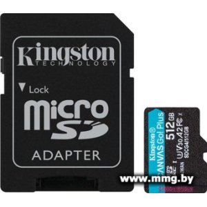 Kingston 512GB microSDXC Canvas Go Plus SDCG4/512GB (с адаптером)