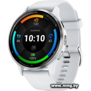 Купить Garmin Venu 3 (белый, с силиконовым ремешком) 010-02784-00 в Минске, доставка по Беларуси