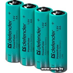 Купить Батарейка Defender AA LR6-4BL 4 шт (56033) в Минске, доставка по Беларуси