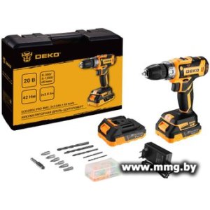 Купить Deko GCD20DU PRO Set63 083-1039 (с 2-мя АКБ, кейс) в Минске, доставка по Беларуси