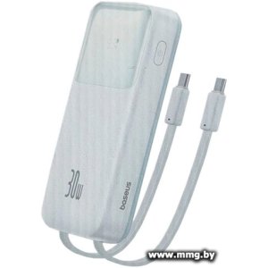 Купить Baseus PPMD10C Comet Series Dual-Cable 30W 10000mAh (белый) в Минске, доставка по Беларуси