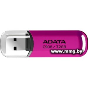 Купить 32GB ADATA C906 (розовый) (AC906-32G-RPP) в Минске, доставка по Беларуси
