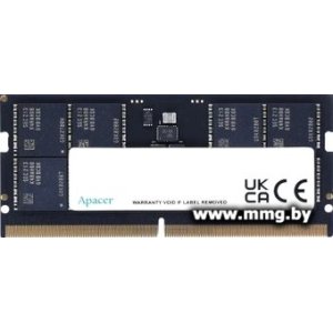 Купить SODIMM-DDR5 16GB PC5-44800 Apacer AS16GHB56CVBBGH в Минске, доставка по Беларуси