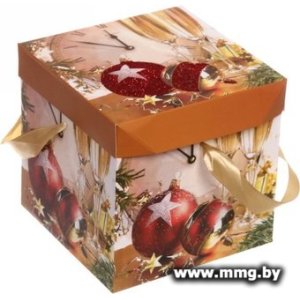 Купить Коробка подарочная Серпантин Бой курантов 15x15x15см 214-040 в Минске, доставка по Беларуси