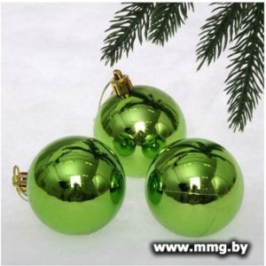 Елочная игрушка Серпантин Глянец шар 6 см 3 шт 201-1294