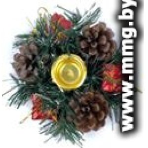 Купить Подсвечник Серпантин Шишки и подарки 11 см 185-0521 в Минске, доставка по Беларуси