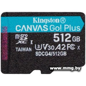 Kingston 512GB microSDXC Canvas Go Plus SDCG4/512GBSP w/a