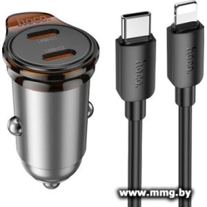 Купить Автозарядка Hoco NZ16B Lightning в Минске, доставка по Беларуси